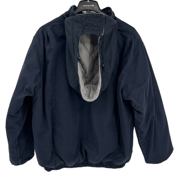 Bulwark FR Flame Resistance quilted hood, bomber jacket XL regular navy blue - Picture 3 of 11